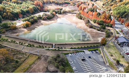 広島県東広島市_紅葉の【鏡山公園】ドローン空撮_HHKAGA_No24 広島県東広島市_紅葉の【鏡山公園】ドローン空撮_HHKAGA_No24 120841528