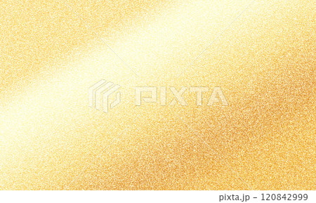 輝くゴールドのラメグリッター背景素材 120842999