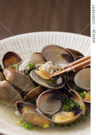 あさりの酒蒸し 120843647