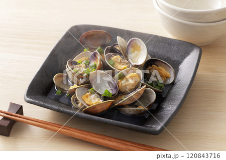 浅利の酒蒸し 浅利の酒蒸し 120843716