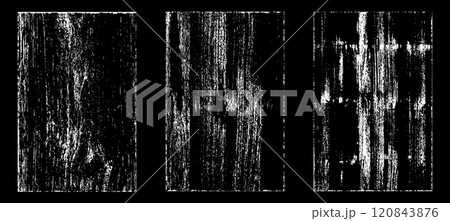 Set of Black and white grunge. Distress overlay texture. Surface dust and rough dirty wall background concept. Distress illustration simply place over object to create grunge effect. Vector EPS10. 120843876