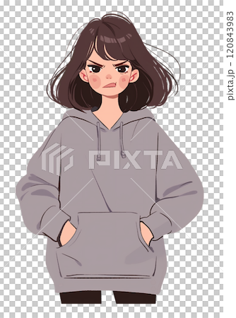 憤怒的連帽衫女孩 憤怒的連帽衫女孩 120843983