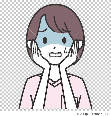 一位蒼白的女護士 120844055