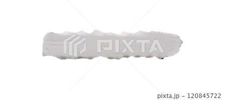 piece of white paper tear isolated on white background piece of white paper tear isolated on white background 120845722