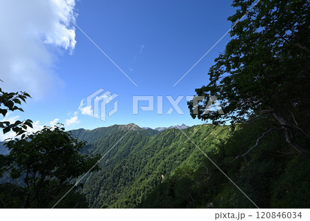 燕岳登山、北アルプス、長野県 120846034