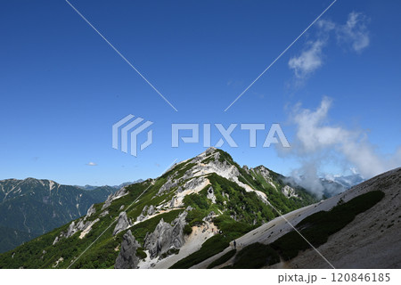 燕岳登山、北アルプス、長野県 120846185