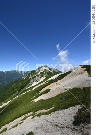 燕岳登山、北アルプス、長野県 120846189