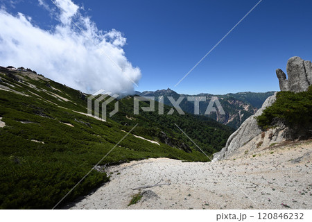 燕岳登山、北アルプス、長野県 燕岳登山、北アルプス、長野県 120846232
