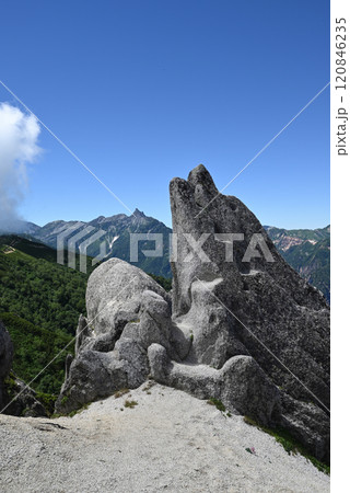 燕岳登山、北アルプス、長野県 燕岳登山、北アルプス、長野県 120846235