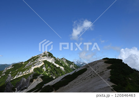 燕岳登山、北アルプス、長野県 120846463