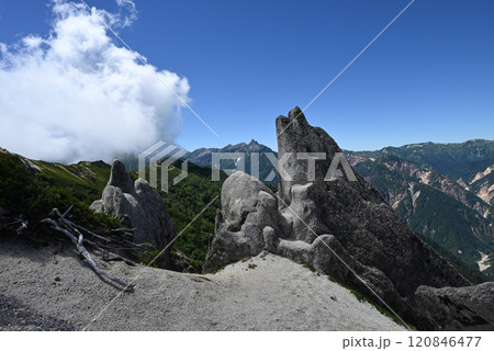 燕岳登山、北アルプス、長野県 燕岳登山、北アルプス、長野県 120846477