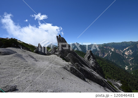 燕岳登山、北アルプス、長野県 120846481