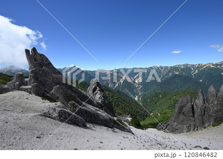 燕岳登山、北アルプス、長野県 燕岳登山、北アルプス、長野県 120846482
