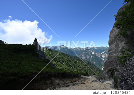 燕岳登山、北アルプス、長野県 燕岳登山、北アルプス、長野県 120846484