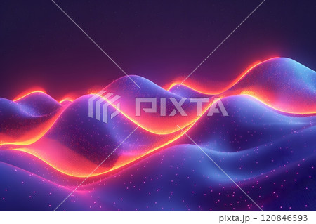 Futuristic Neon Waves - Abstract Digital Art for Design and Inspiration Generative AI Futuristic Neon Waves - Abstract Digital Art for Design and Inspiration Generative AI 120846593