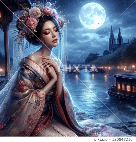 美しい着物の女性 美しい着物の女性 120847210