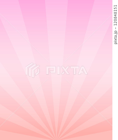 ピンク色の放射線状の光の背景 - セールやプロモーションの縦長バナーのテンプレート素材 - 4:5 120848151