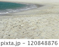 海　エメラルドグリーンの波打ち際 120848876