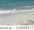 海　エメラルドグリーンの波打ち際 120848877