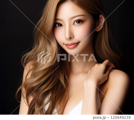 白い水着の美女 白い水着の美女 120849239