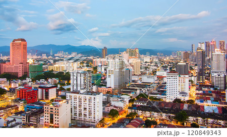 Beautiful sunset in the capital of Malaysia kuala lumpur. Beautiful sunset in the capital of Malaysia kuala lumpur. 120849343