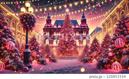 幻想的なクリスマスイルミネーション 幻想的なクリスマスイルミネーション 120851534