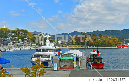 宮城県 気仙沼市 気仙沼湾 遊覧船発着所 宮城県 気仙沼市 気仙沼湾 遊覧船発着所 120851575