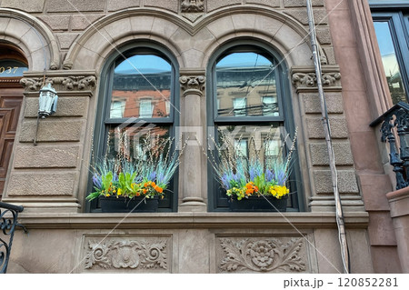 Lisbon, Portugal, facade of colorful old houses with windows, European historical buildings, cozy cityscape, Portuguese streets landscape Lisbon, Portugal, facade of colorful old houses with windows, European historical buildings, cozy cityscape, Portuguese streets landscape 120852281