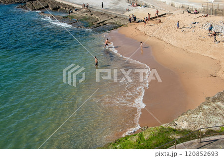 Stunning Beach Landscape in Cascais, Portugal Stunning Beach Landscape in Cascais, Portugal 120852693