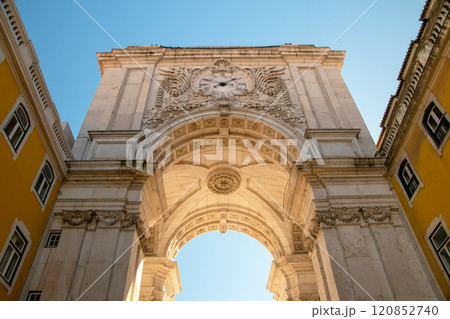 Lisbon, Portugal, the famous arch on Commerce Square Lisbon, Portugal, the famous arch on Commerce Square 120852740