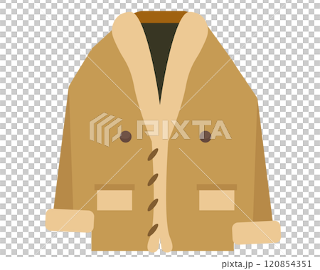 ダッフルコート。ベクターイラスト	 120854351