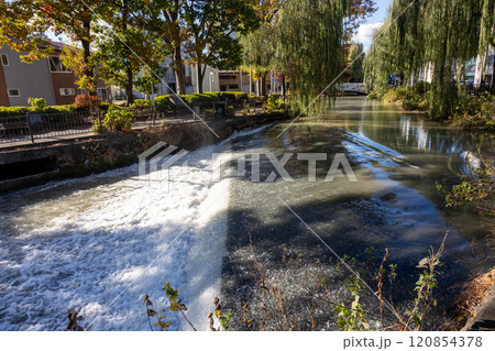 広瀬川の交水堰 群馬県前橋市 広瀬川の交水堰 群馬県前橋市 120854378
