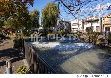 広瀬川の交水堰 群馬県前橋市 広瀬川の交水堰 群馬県前橋市 120854381