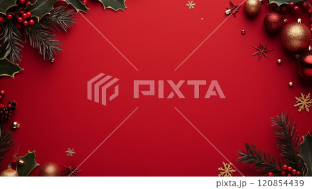クリスマスの装飾のバックグラウンド003 クリスマスの装飾のバックグラウンド003 120854439