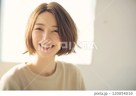 若々しく美しい女性・スキンケア・ヘアスタイル「AI生成画像」 120854810