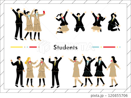 制服の学生 120855706