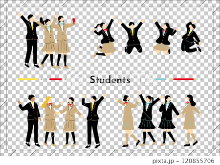 制服の学生 120855706
