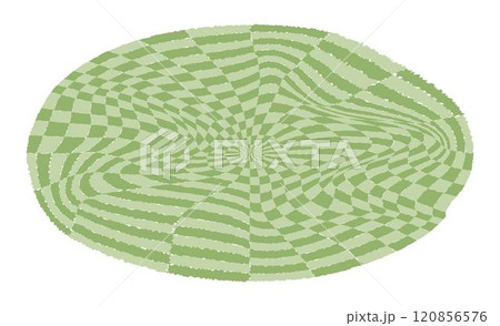 Psychedelic checkerboard poster 120856576