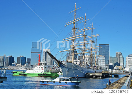 晴海埠頭帰港 120856765