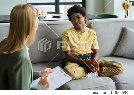 Participating In Therapy Session with a Positive Environment Participating In Therapy Session with a Positive Environment 120856902