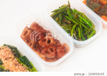 野菜の作り置きおかず・4種 野菜の作り置きおかず・4種 120858145