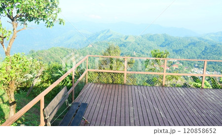 Viewpoint on the mountain top Viewpoint on the mountain top 120858652