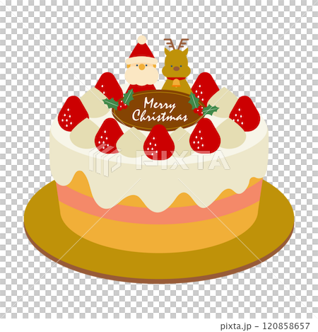 クリスマスケーキイラスト2 120858657