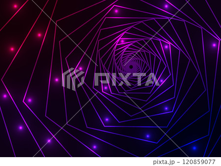 Digital vortex graphics modern design purple background  120859077