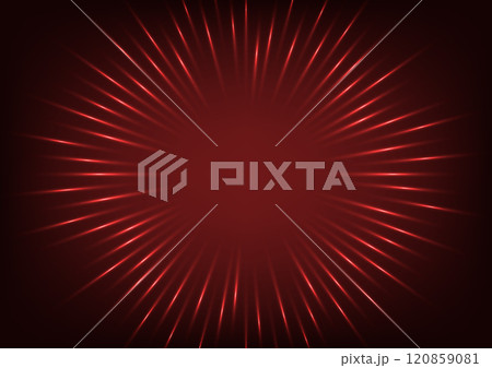 Dark modern red line art presentation background  120859081