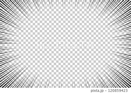 單色集中線條/漫畫風格 120859423