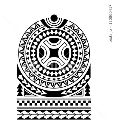 Tattoo sketch maori style for shoulder 120860417