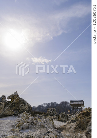 霊山 恐山の風景 霊山 恐山の風景 120860751