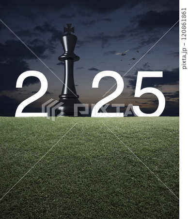 Happy new year 2025 strategy and success concept Happy new year 2025 strategy and success concept 120861861