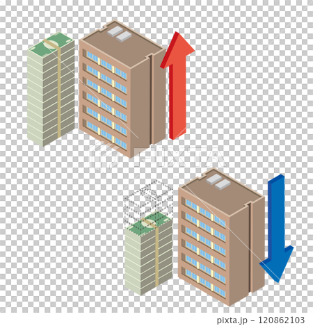 マンション価値の上昇と下落 120862103